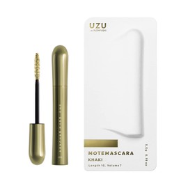 UZU BY FLOWFUSHI Mote Mascara [Khaki] Color Mascara, Eyelash Care, Water Resistant, Off Hot Water, Alcohol Free, Hypoallergenic