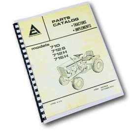 Lot Allis Chalmers Operators Owners Parts Manuals 700 Series Lawn Garden Tractor