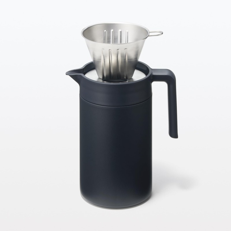 Muji 84334566 Wide Mouth Easy to Wash Hot and Cold