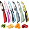 Trez Treamer Vegetable Peelers for Kitchen,6PCS P Peelers Stainless Steel Potato Carrot Veggie Zucchini Cucumber Apple Peeler,Ultra-thin Peeling (6 P Peelers)