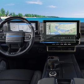 Coleya (4pcs) 2022-2025 2026 Hummer EV Screen Protector for GMC Hummer EV (13.4In Navi&12.3In Dash)(2X/3X/Edition1/Carbon Fiber Edition), 2024 2025 Hummer EV Pickup/SUV Accessories High Clarity