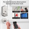 keyless Entry Door Lock deadbolt with Handle Set- Front Door
