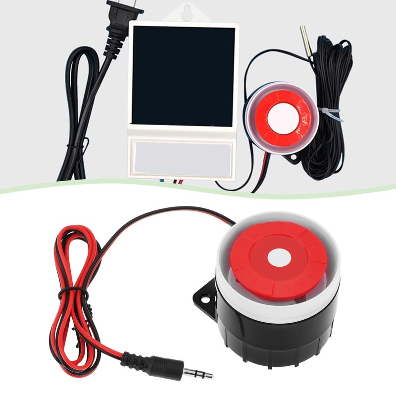 SING F LTD 2pcs DC 12V 120DB Indoor Siren Wired