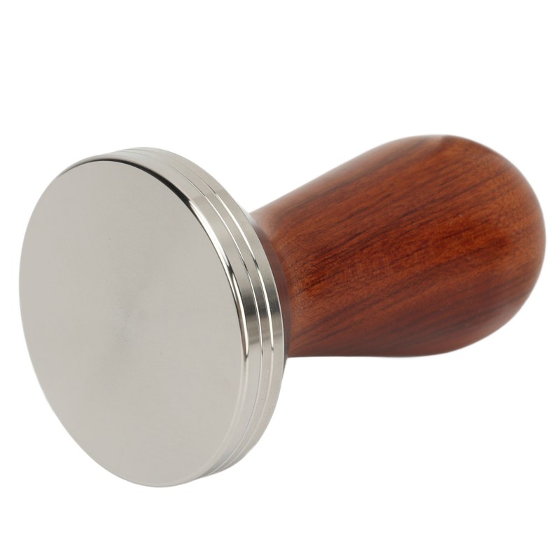 Coffee Tamper with Wooden Handle Detachable Comfortable Grip Easy To