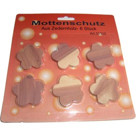 Natural moth protection thanks to pleasantly fragrant cedar wood