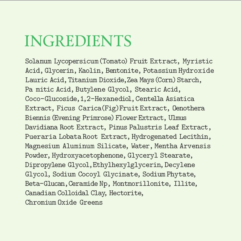 FULLY [FULLY]*mini* Green Tomato Clay Pack Cleanser 30ml