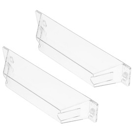 jojofuny 2Pcs Transparent Plastic Range Hood Oil Catcher Cups, 6.10X1.49X1.25In Grease Collecting Cups for Home Kitchen Hood Filter Replacement