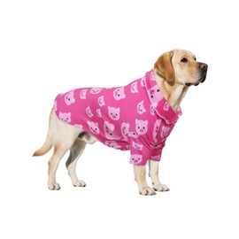CuteBone Two-Leg Spandex Crystal Velvet Pet Pajamas - Soft, Cozy, and Stretchy Sleepwear for Dogs and Cats LTP02XXL