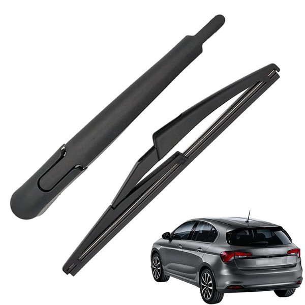 Ruolin Car Rear Windscreen Wiper, Black, Replacement Rear Wiper Arm