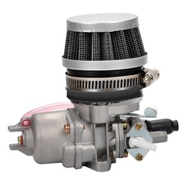 SUNOYA Carburettor, Carburettor Systems Bolt Hole Spacing 38 mm, Carburettor with Air Filter, Petrol Filter, Carburettor with Air Filter, Air Filter Cover Set for 2-Stroke 47cc 49cc Mini Motorcycle