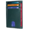AMEHA Men's Minimalist Slim Wallet Front Pocket Genuine Leather RFID