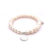 Agálea | Pulsera de Perlas naturales con dije de San