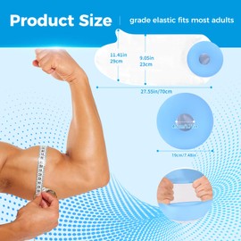 Adult Cast Cover Waterproof Arm for Showering, Reusable Bandage Protector for Shower Bath, Watertight Seal Tight Arm Bathing Guard for Hand, Wrist, Finger, Elbow (Adult full arm)