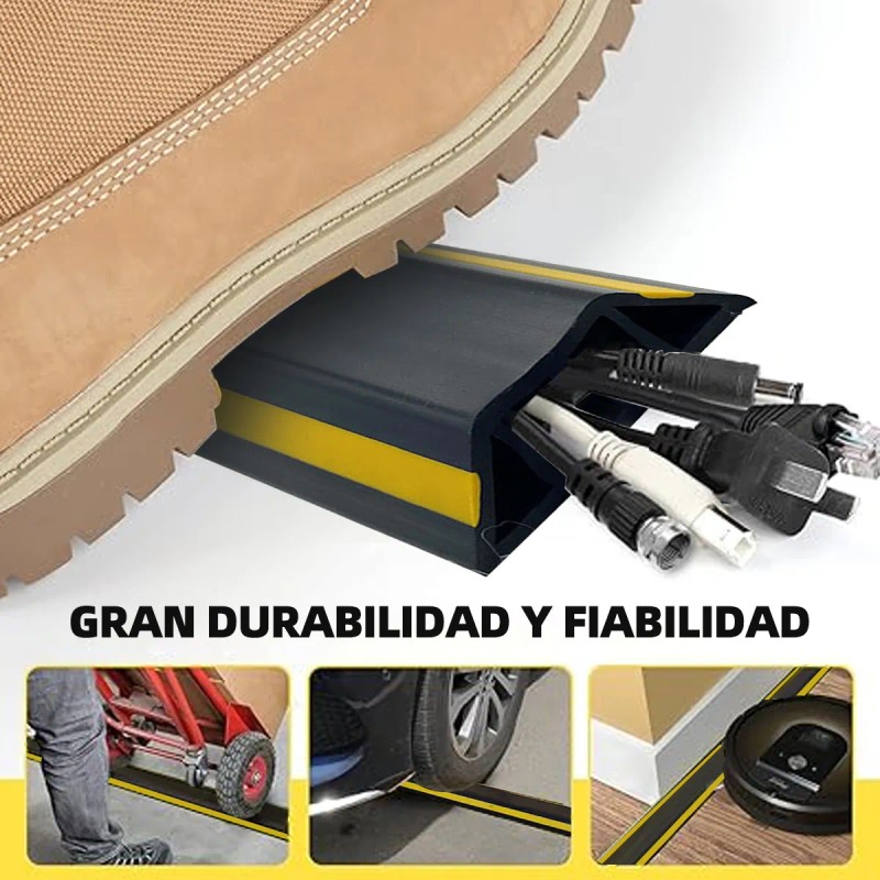 Organizador Y Protector De Cables Para Pisosd-line Con 5m
