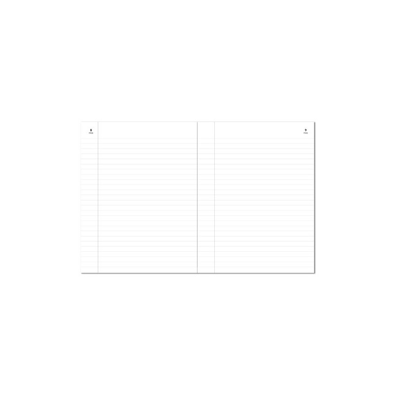 BookFactory Exam Blue Book, Ruled Format, 8.5x11 Inches, 16 Pages,