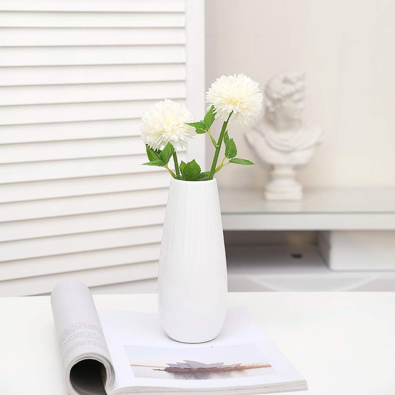 Tifuly Artificial Chrysanthemum Ball Flowers -12 pcs Faux Mums Fake