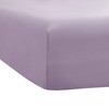 Sfoothome Queen Lavender Fitted Sheet Only, Wrinkle Free - Brushed