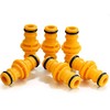 6 Pcs Double Male Hose Connectors, Double Male Hose End