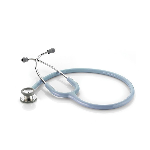ADC 604LB Adscope Model 604 Premium Pediatric Clinician Stethoscope with Tunable AFD Technology, Lifetime Warranty, Light Blue