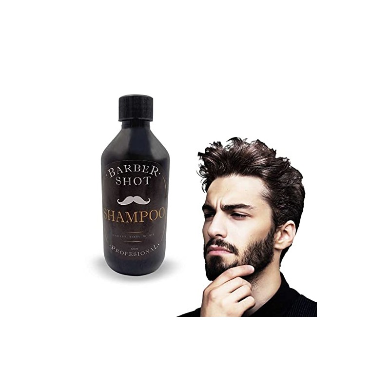 Shampoo de bergamota, para crecimiento de barba y cabello, con