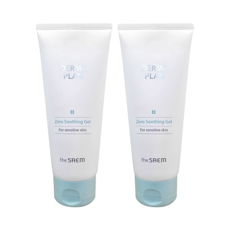 The Saem Derma Plan Zero Soothing Gel 200ml (2 packs)