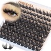 12-14-16mm Fluffy Lash Clusters Wispy Eyelash Clusters for Volume