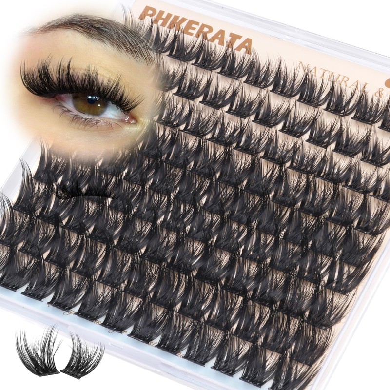 12-14-16mm Fluffy Lash Clusters Wispy Eyelash Clusters for Volume