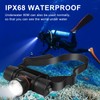 Underwater Light Head Diving Headlamp Flashlight IPX68 Waterproof Super Bright