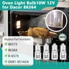 4 Pcs Oven Light Bulb 10W 12V for Dacor 86364,