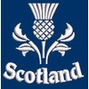 Ranks Mens/Womens Scotland Thistle Beanie HAT - Navy/White