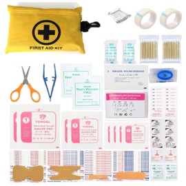Galaxy 251 Pcs First Aid Kits for Survival Emergency Trauma Military Combat Tactical Medical Hunting Camping Hiking IFAK EMT Bag (__151 Pcs Mini First Aid Kits)