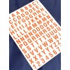 XIAXIN TSS-105 Waterproof PVC Alphabet Sticker Set Weatherproof Waterproof Numbers