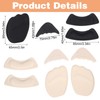 6 Pairs Shoe Filler Heel Pads for Womens Shoes, Adjust