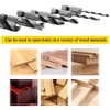 Bestgle 6 Pcs Brad Point Drill Bits, 1/4 Inch Hex