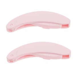 OATIPHO Eyebrow and Eyelash Comb Set 2pcs Foldable Metal Brush Curved Handle for Makeup Grooming Tools for Women