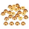 uxcell M4 Cone Cup Countersunk Washers, 20 Pcs Anodized Aluminum