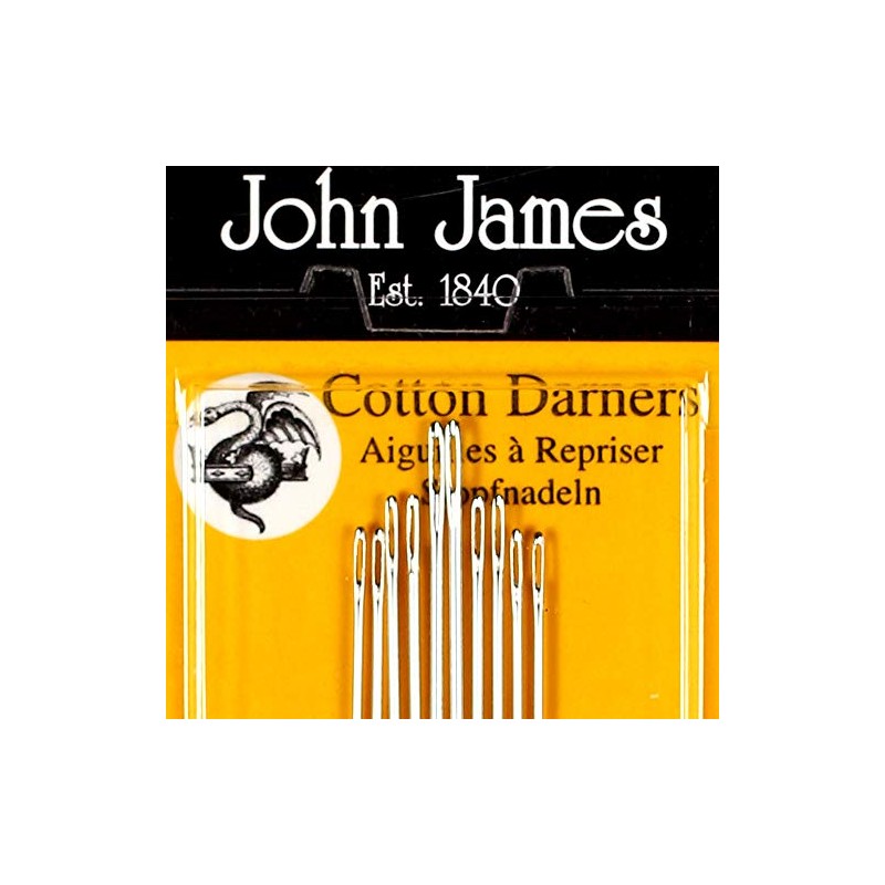 Colonial Needle 10 Count John James Cotton Darners Assorted Needles,