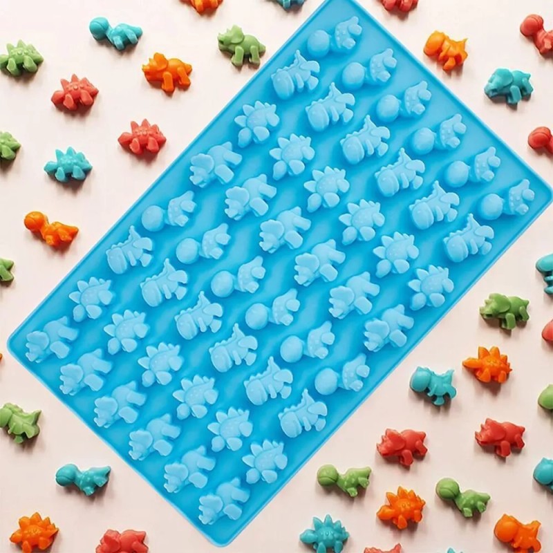 speedway Silicone Mold Ice Tray Heart Bear Dinosaur Molds DIY