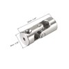sourcing map 2mm to 4mm Rotatable Universal Steering Shaft Coupler