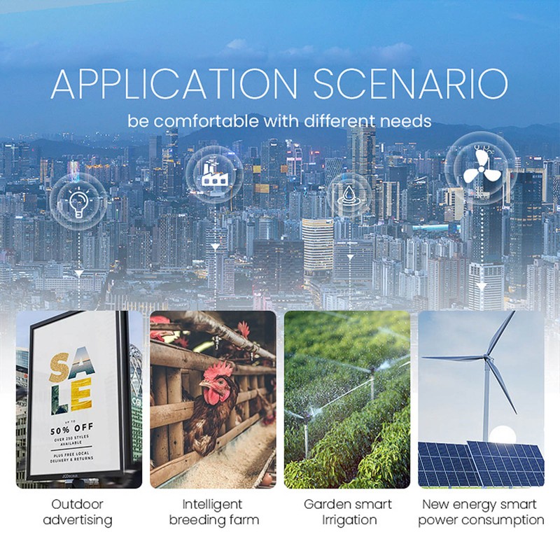 TONGOU Din Rail Voltage Meter Intelligent LCD Digital AC Voltmeter