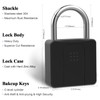 Fingerprint Padlock, Dhiedas Pad Lock with Fingerprint Bluetooth Key Waterproof
