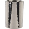 Wine Cooler 12 x 18 cm, Silver, Hammered Stainless Steel