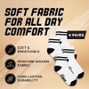 Forever Bambe Mini Crew Socks for Women, Soft Terrycloth Cushioned