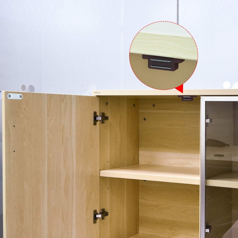 sourcing map Magnetic Cabinet and Door Latch Magnetic Catches Kitchen