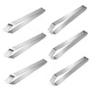Healeved 12pcs Fish Bone Tongs Stainless Steel Material and Food