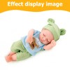 Toyvian 10 Inch Newborn Baby Doll Clothes Outfits with Hat