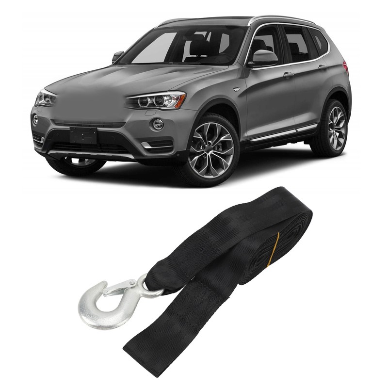 Heavy Duty Winch Strap with Hook 3500lb Load Boat Trailer