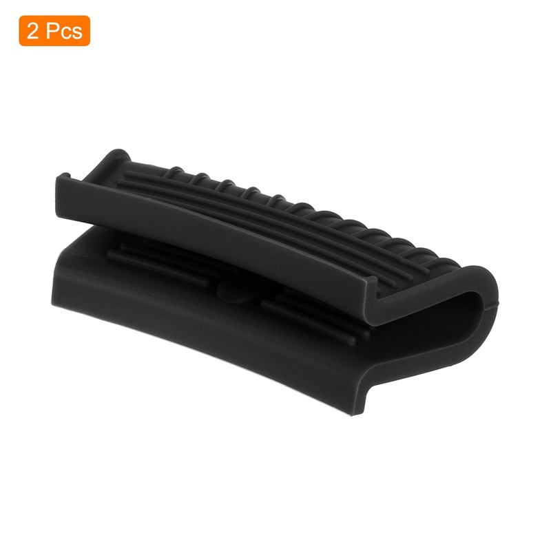 uxcell 2pcs Silicone Assist Hot Pan Handle Holder Hot Skillet