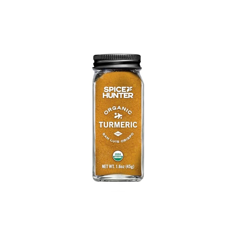 Spice Hunter Organic Turmeric, Ground, 1.6 Ounce (Pack of 6)