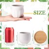 Remerry 6 Pcs 3.5 Inch DIY Ceramic Succulent Pots for